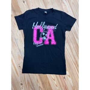 Big Bang Clothing Hollywood California Dreamin' Graphic Shirt Juniors Large